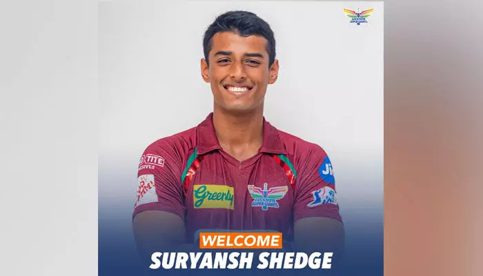 ఉనద్కత్ స్థానంలో సూర్యాన్ష్ ఉనద్కత్ స్థానంలో సూర్యాన్ష్