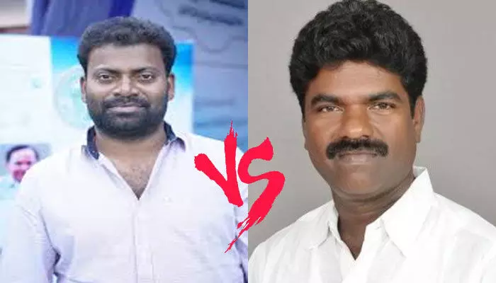 మిట్టపల్లి సురేందర్ vs మ్మెల్యే రసమయి బాలకిషన్ మిట్టపల్లి సురేందర్ vs మ్మెల్యే రసమయి బాలకిషన్