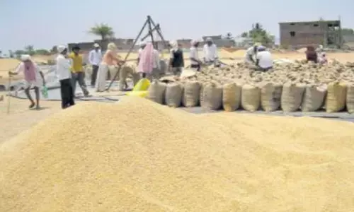 రికార్డ్ స్థాయిలో యాసంగి ధాన్యం సేకరణ