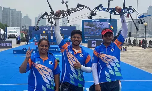 అర్చరీ వరల్డ్ కప్‌లో తెలుగమ్మాయి సురేఖ జోడీకి స్వర్ణం