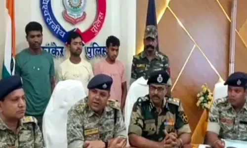 ముగ్గురు నక్సల్స్‌ను అరెస్ట్ చేసిన భద్రతా బలగాలు