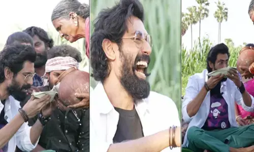 దగ్గుబాటి రానాకు కల్లు దావత్‌ ఇచ్చిన గంగవ్వ.. వీడియో వైరల్‌
