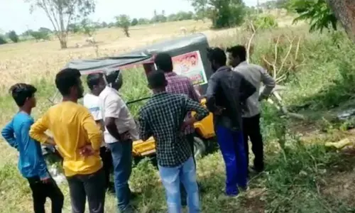 రోడ్డు ప్రమాదంలో పది మందికి గాయాలు