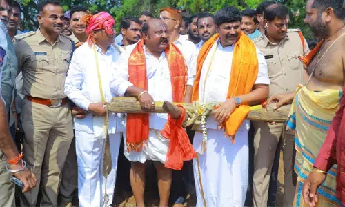 టీటీడీ ఆలయ నిర్మాణానికి అంకురార్పణ