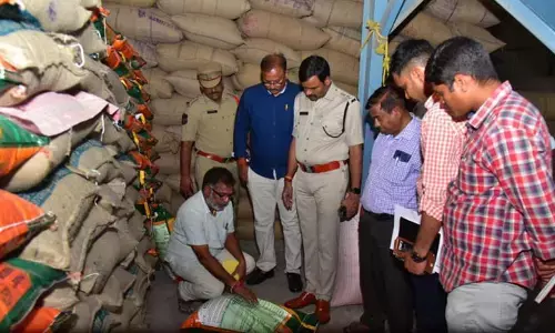 విత్తన ఉత్పత్తి కేంద్రాన్ని తనిఖీ చేసిన సీపీ