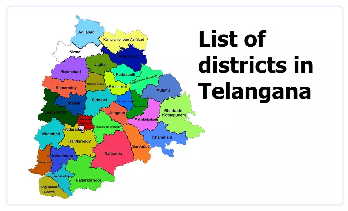 District wise List of Telangana Assembly Constituencies