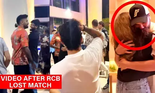 RCB ఓడిపోవడంతో సెలబ్రేషన్స్ చేసుకున్న ముంబై ప్లేయర్లు (వీడియో)
