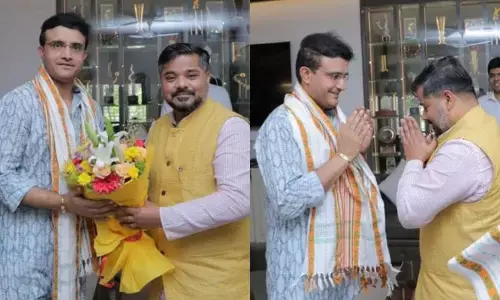 త్రిపుర టూరిజం బ్రాండ్ అంబాసిడర్‌గా సౌరవ్ గంగూలీ