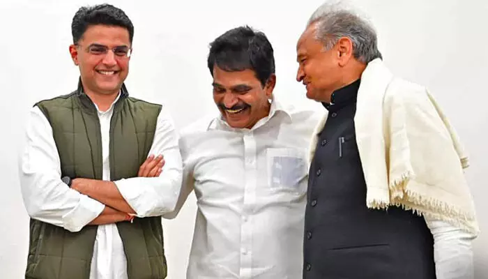 రాజస్థాన్లో కాంగ్రెస్ గెలుస్తుంది : అశోక్ గెహ్లాట్ రాజస్థాన్లో కాంగ్రెస్ గెలుస్తుంది : అశోక్ గెహ్లాట్