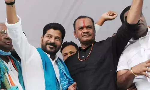 బహిరంగ సభలో రేవంత్ రెడ్డికి MP కోమటిరెడ్డి సవాల్