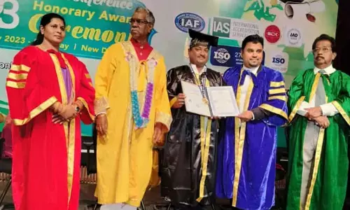 పెగడపల్లి వాసికి డాక్టరేట్
