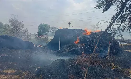 అగ్ని ప్రమాదంలో రూ.60 వేల ఆస్తినష్టం..