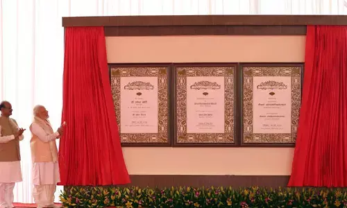 New Parliament Building Inaugaration : కొత్త పార్లమెంట్ భవన ప్రారంభోత్సవంలో మోడీ (ఫోటోలు)