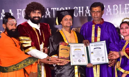 వేద పాండిత్యంలో చీకోడు వాసికి డాక్టరేట్
