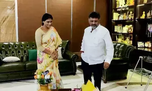 డీకే శివకుమార్‌తో YS షర్మిల భేటీ.. 15 రోజుల్లో రెండోసారి!