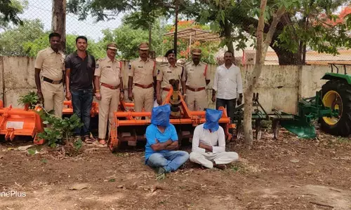 వరుస దొంగతనాలకు పాల్పడిన నిందితుల అరెస్ట్