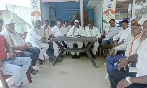 కాంగ్రెస్ హయాంలోనే రైతులకు న్యాయం : డీసీసీ అధ్యక్షుడు అడ్లూరి లక్ష్మణ్ కుమార్