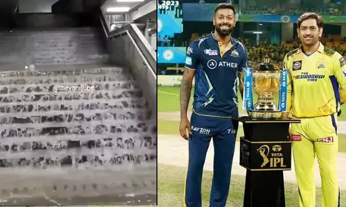 అది స్టేడియమా.. వాటర్ ఫాలా (వీడియో)