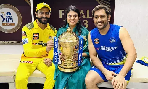 IPL 2023 : విజయం తర్వాత జడేజా భార్య చేసిన పని వైరల్.. స్టేడియంలోకి వస్తూనే..