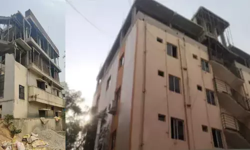 పాత భవనం పై కొత్తనిర్మాణాలు..