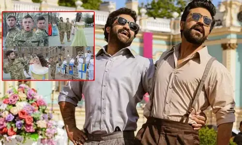 నాటు నాటుకు ఉక్రెయిన్ ఆర్మీ స్టెప్పులు (వీడియో)