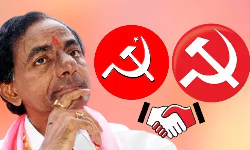 సీఎం కేసీఆర్‌కు కామ్రేడ్ల టెన్షన్! పొత్తుపై నోరు విప్పడానికి జంకు!!