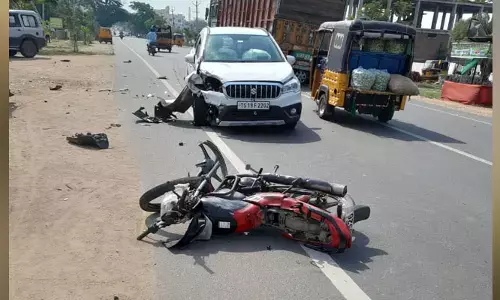 రోడ్డు ప్రమాదంలో వ్యక్తి మృతి..