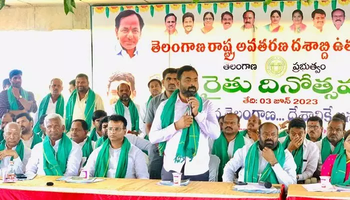 దండగన్న వ్యవసాయాన్ని పండుగ చేసిన కేసీఆర్: శంభీపూర్ రాజు దండగన్న వ్యవసాయాన్ని పండుగ చేసిన కేసీఆర్: శంభీపూర్ రాజు