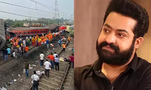 Coromandel express accident : కోరమండల్ ట్రైన్ యాక్సిడెంట్ : Jr. NTR ఎమోషనల్ ట్వీట్