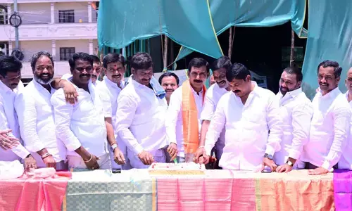అమీన్ పూర్ లో ఘనంగా మంత్రి హరీష్ జన్మదిన వేడుకలు