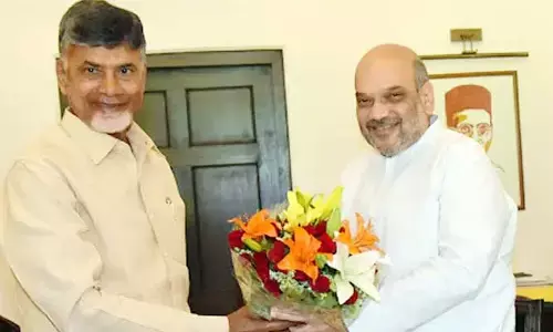 Breaking: కేంద్రహోంమంత్రి అమిత్ షాతో చంద్రబాబు భేటీ..