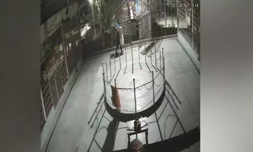 కూసుమంచి శివాలయంలో హుండీ చోరీ..