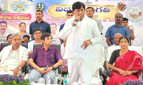 దేశంలోనే రికార్డు స్థాయిలో రాష్ట్రంలో విద్యుత్ సరఫరా : రాష్ట్ర ప్రణాళికా సంఘం వైస్ చైర్మన్ వినోద్ కుమార్