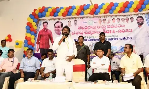 సమైక్య రాష్ట్రంలో కరెంట్ లేక పరిశ్రమల మూత: మంత్రి శ్రీనివాస్ గౌడ్