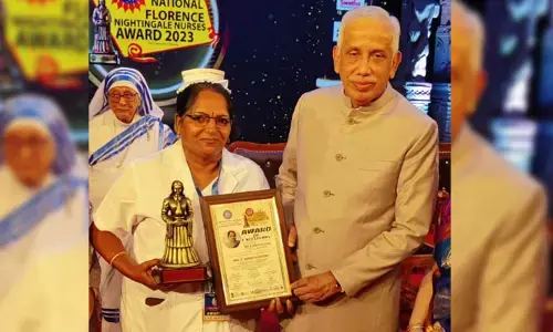 ఆరోగ్య జ్యోతికి నేషనల్ అవార్డు ప్రధానం