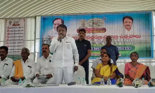 సాగునీటి రంగానికి ప్రభుత్వం పెద్దపీట: ఎమ్మెల్యే అబ్రహం