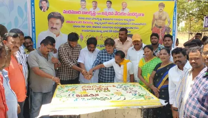 ఘనంగా బాలకృష్ణ పుట్టినరోజు వేడుక ఘనంగా బాలకృష్ణ పుట్టినరోజు వేడుక