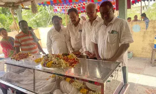 స్వాతంత్ర సమరయోధుని మృతికి సీపీఐ నివాళి..