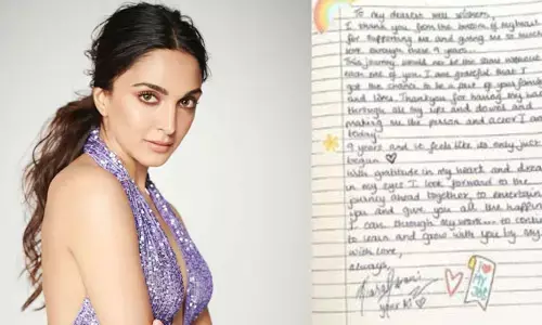 Kiara Advani :బాలీవుడ్‌లో తొమ్మిదేళ్ల ప్రయాణం.. కియారా హార్ట్ ఫెల్ట్ నోట్ వైరల్