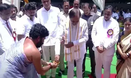 నిమ్స్‌  కొత్త బ్లాక్‌కు సీఎం కేసీఆర్ శంకుస్థాపన