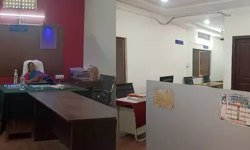 ఆఫీస్ లో తహసీల్దార్.. ఇంట్లో సిబ్బంది...