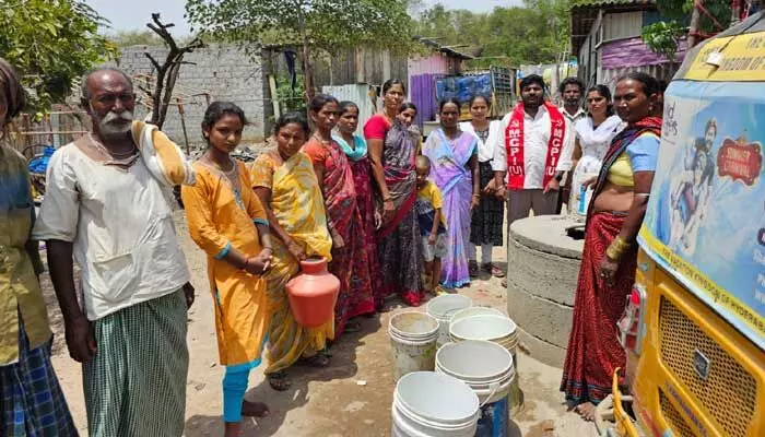 మంచినీళ్ల పండుగ ఎవరికోసం.. ఎంసీపీఐయూ నాయకులు.. మంచినీళ్ల పండుగ ఎవరికోసం.. ఎంసీపీఐయూ నాయకులు..