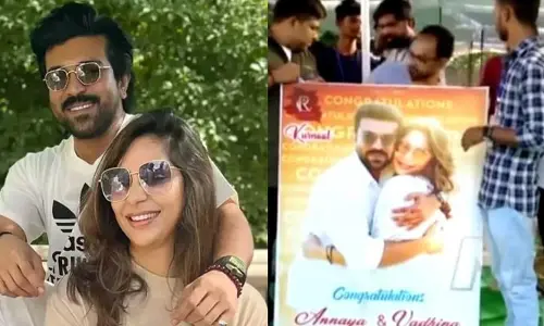 అపోలో ఆసుపత్రి వద్ద మెగా ఫ్యాన్స్ సందడి.. ప్రిన్సెస్ వచ్చిందంటూ ఫ్లెక్సీలతో విషెస్
