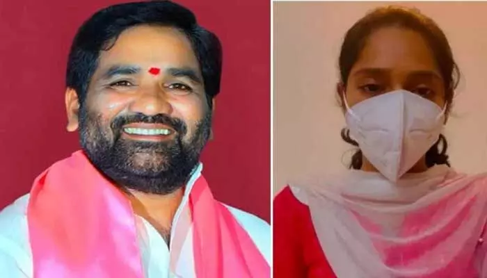 కామ పిశాచికి టికెట్ ఎలా ఇస్తారు.. బెల్లంపల్లిలో ఎట్లా గెలుస్తాడో చూస్తా: శేజల్ సవాల్ కామ పిశాచికి టికెట్ ఎలా ఇస్తారు.. బెల్లంపల్లిలో ఎట్లా గెలుస్తాడో చూస్తా: శేజల్ సవాల్
