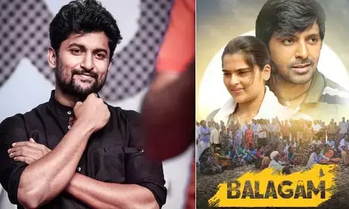 Hero Nani: బలగం సినిమా ఆలస్యంగా చూశానని బాధపడిన నాని..!