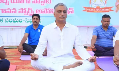 యోగా జీవన విధానంలో భాగం కావాలి.. మంత్రి.హరీష్ రావు