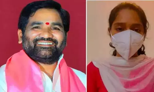 కామ పిశాచికి టికెట్ ఎలా ఇస్తారు.. బెల్లంపల్లిలో ఎట్లా గెలుస్తాడో చూస్తా: శేజల్ సవాల్