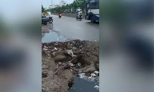 నగరంలో మున్సిపల్ అధికారుల నిర్లక్ష్యం.. ఇబ్బందుల్లో ప్రజలు..
