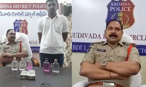 Gudivada: లంచం తీసుకుంటూ అడ్డంగా బుక్కైన సీఐ