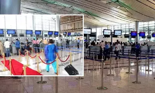 హైదరాబాద్ విమానాశ్రయంలో సెల్ఫ్ బ్యాగేజీ డ్రాప్ సదుపాయం